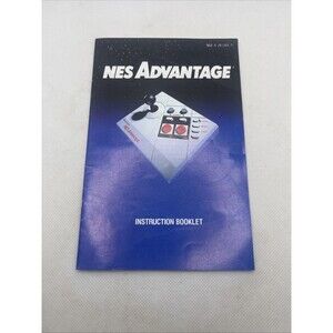 Original NINTENDO NES ADVANTAGE Instruction Booklet Manual